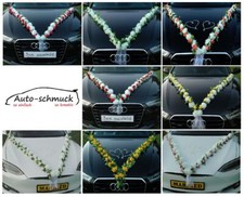 VIP GIRLANDE Autoschmuck Braut Paar Rose Deko Dekoration Hochzeit Kirche Auto