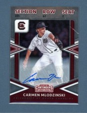 Carmen Mlodzinski 2020 Elite Extra Edition College Tickets Signature Auto #CT-CM