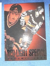 1995-96 Fleer Ultra Red-Light Special Insert Jaromir Jagr #4 of 10 Penguins MVP