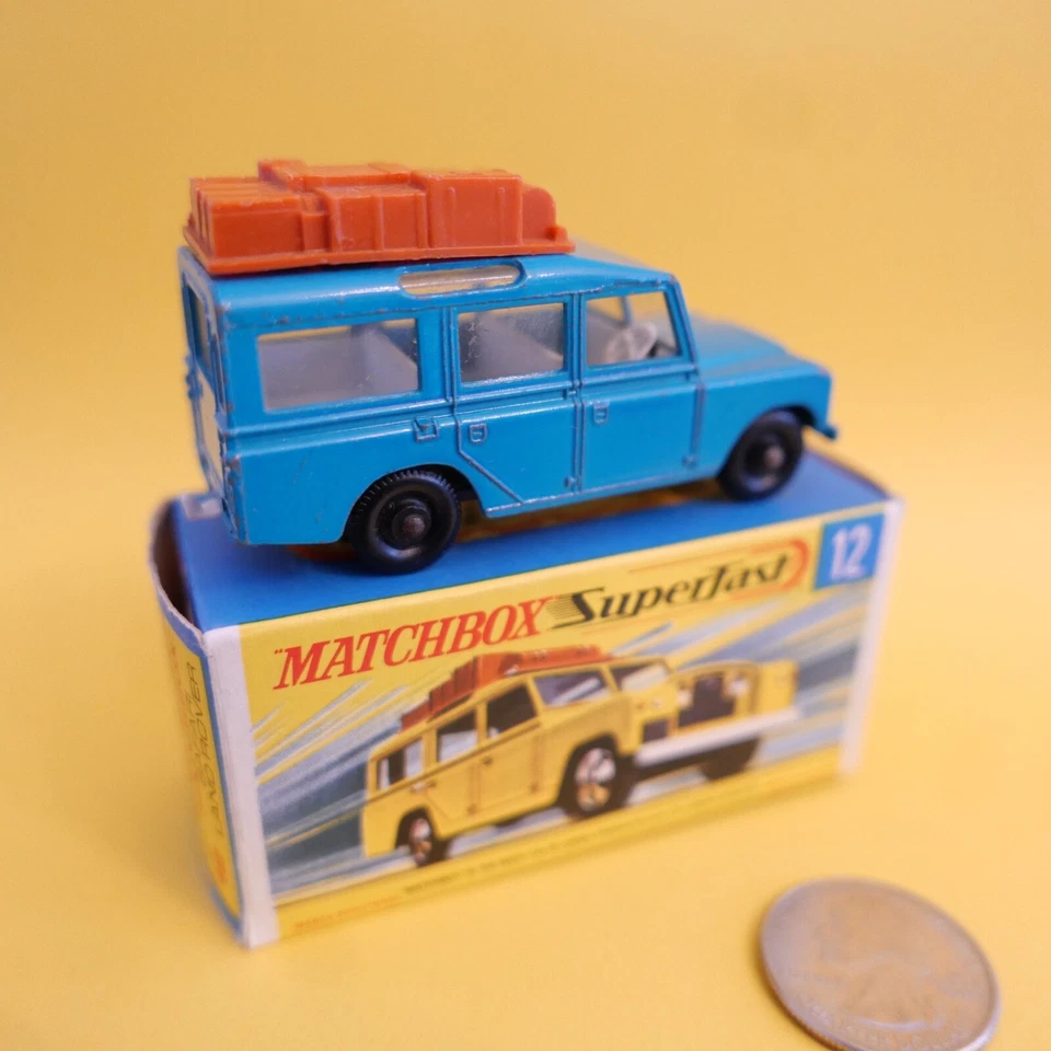 Matchbox Superfast No 12 Land Rover Safari with Box blue - Image 2 of 3