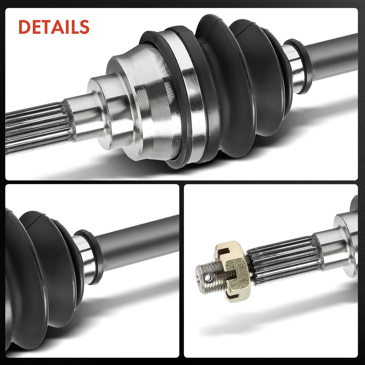 Front Drive Shaft Assembly A-Premium CV Axle Shaft For Kawasaki