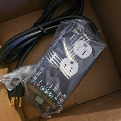 Lowell RPC15 Remote Power Control, 15A, 1 Duplex Outlet, 6' Cord