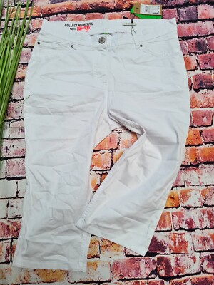 Cecil Hose 7/8 Capri Modell Vicky weiß 19 er Länge (6118) NEU