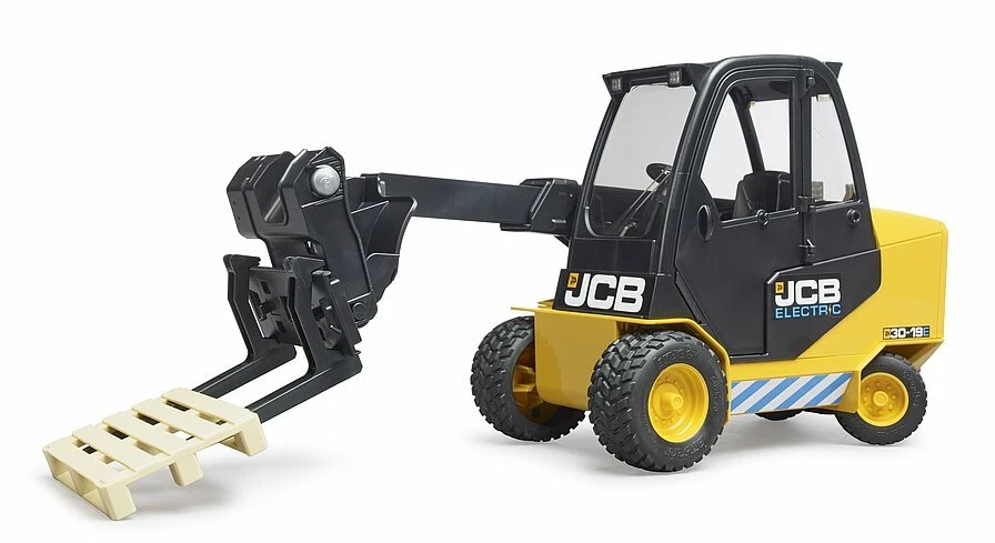 Bruder 02512 JCB muletto con pallet - Giocattolo - Scala 1:16 - 31,7X11X18,2 CM - Immagine 3 di 4