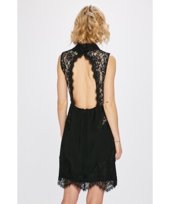 Petite Robe Noire Dentelle New Look - Rose Camée - Taille 8 - Excellent état
