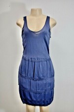 Bally 100% Silk Mesh Cocktail Dress Size 4 On Sale pn