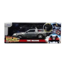 Jada Toys Back to The Future Part 1 Time Machine 1:24 Die-cast Car Light Up