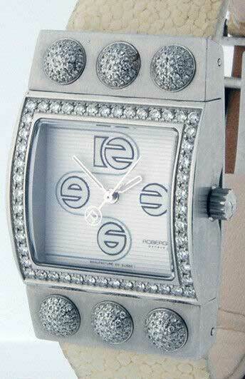 Roberge Ladies Stainless Steel Diamond Corvus Watch