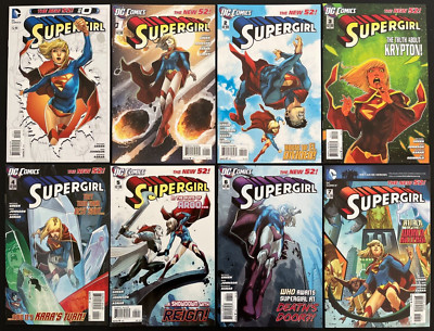 SUPERGIRL (2011) #0,1,2,3,4-10,11,12; DC New 52; Green/Johnson/Asrar; 1ST REIGN