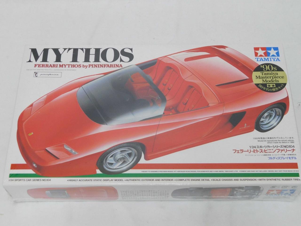 1/24 Tamiya Ferrari MYTHOS By Pininfarina Exotic Sports Car Plastic Model Kit