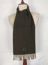Fendi genuine vintage plain Green Wool winter Scarf Scarves