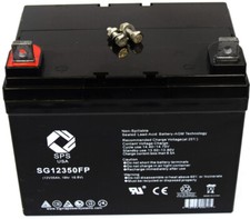 SPS Brand 12V 35Ah Replacement battery SG12350 for Lawn Mower Universal Power