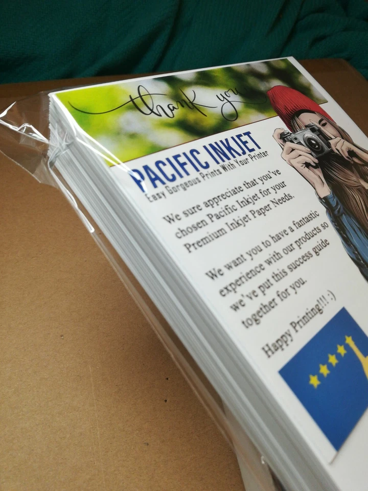 Pacific Inkjet 5x7 Luster Inkjet Photo Paper 100-sheets for Epson/HP/Canon 11mil - Image 3 of 4