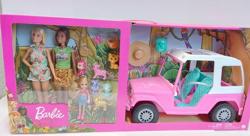 Barbie and Friends wildlife Jeep Adventures Doll Play Set | eBay
