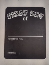 Reversible Chalkboard Sign  My First Day Of School  and  My Last Day Of School  