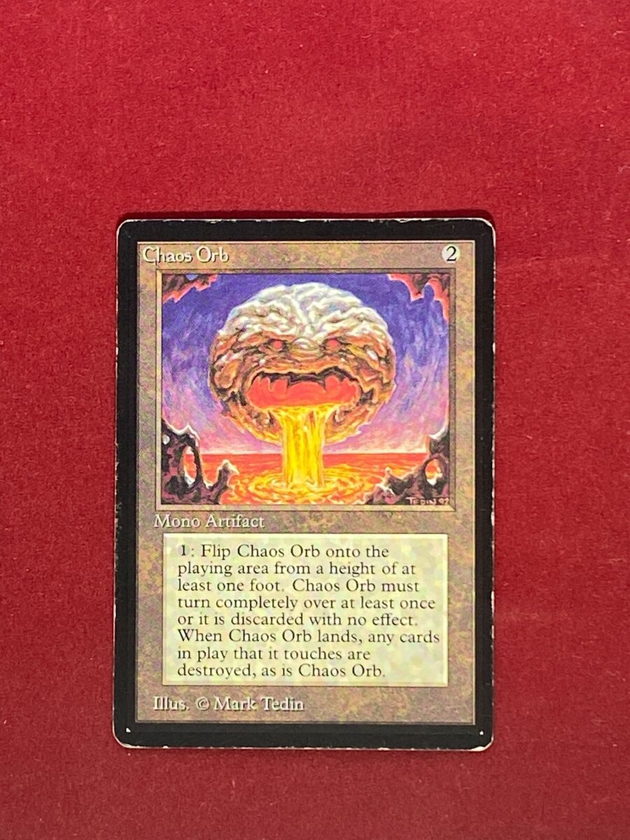 Magic: The Gathering MTG Chaos Orb [Unlimited Edition Magic: The Gathering MTG Chaos Orb [Unlimited Edition