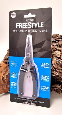 Spro FreeStyle Reload Split Ring Pliers 15cm Sprengringzange Schere NEW OVP