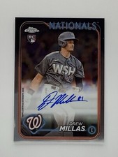 2024 Topps Chrome DREW MILLAS #RA-DM Rookie AUTO - MLB WASHINGTON NATIONALS