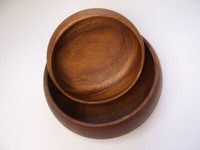 Schale SchüSsel Holzschale Teller Mittelalter 2Er Set Akazienholz Larp Tablet