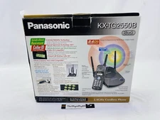 Panasonic KX-TGC350B Cordless Telephone 1 Handset Black Sealed & NEW!