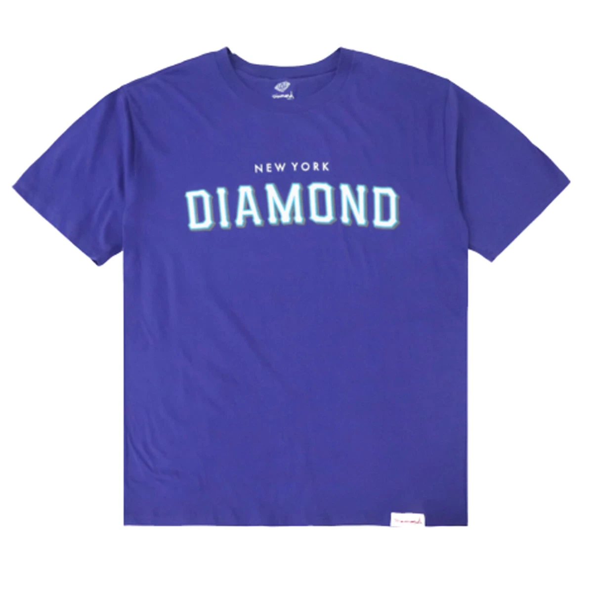 Diamond Supply Co. Men s New York Home Team Purple Short Sleeve T Shirt Cloth
