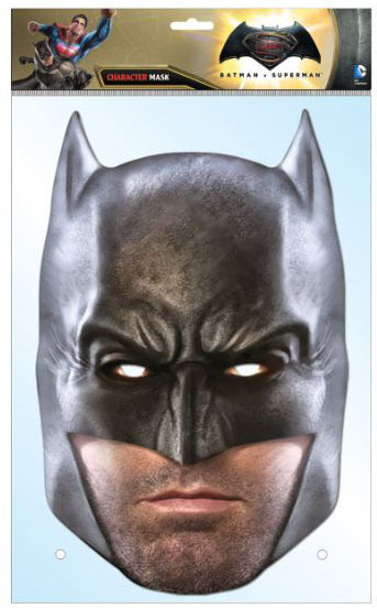 Batman V Superman Dawn of Justice - Official Batman 2D Card Party Face Mask