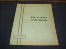 RARE BROCHURE INTERNE AUX GARAGES CITROEN EDITION 1930 5HP B2 B10 B12 B14 C4 C6