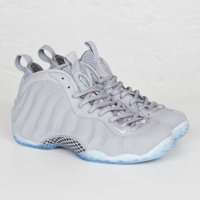grey suede foamposites