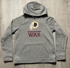 Washington Redskins Under Armour Sweatshirt Youth YXL Combine Cold Gear Hoodie