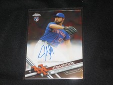 JOSH SMOKER 2017 ROOKIE CERTIFIED AUTHENTIC SIGNED AUTOGRAPHED BASEBALL CARD