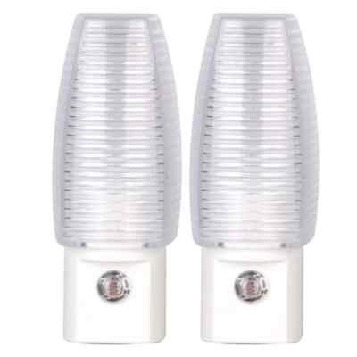 Warm White LED Night Light (2-Pack) 3.47 in. Automatic Dusk to Dawn