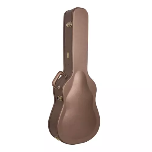 Crossrock Universal Wood Case for Gibson Acoustic J45，Martin Dreadnought Guitars
