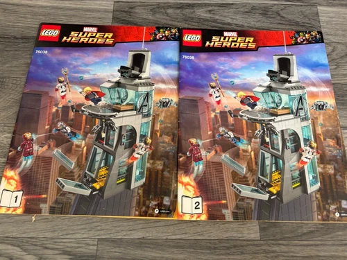 LEGO 76038 Marvel Super Heroes Attack on Avengers Tower Instruction Booklets