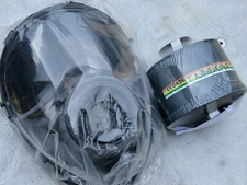 NATO 40mm Premium 2025 Gas Mask w/Tactical Pouch & NBC/CBRN Filter Exp 2030