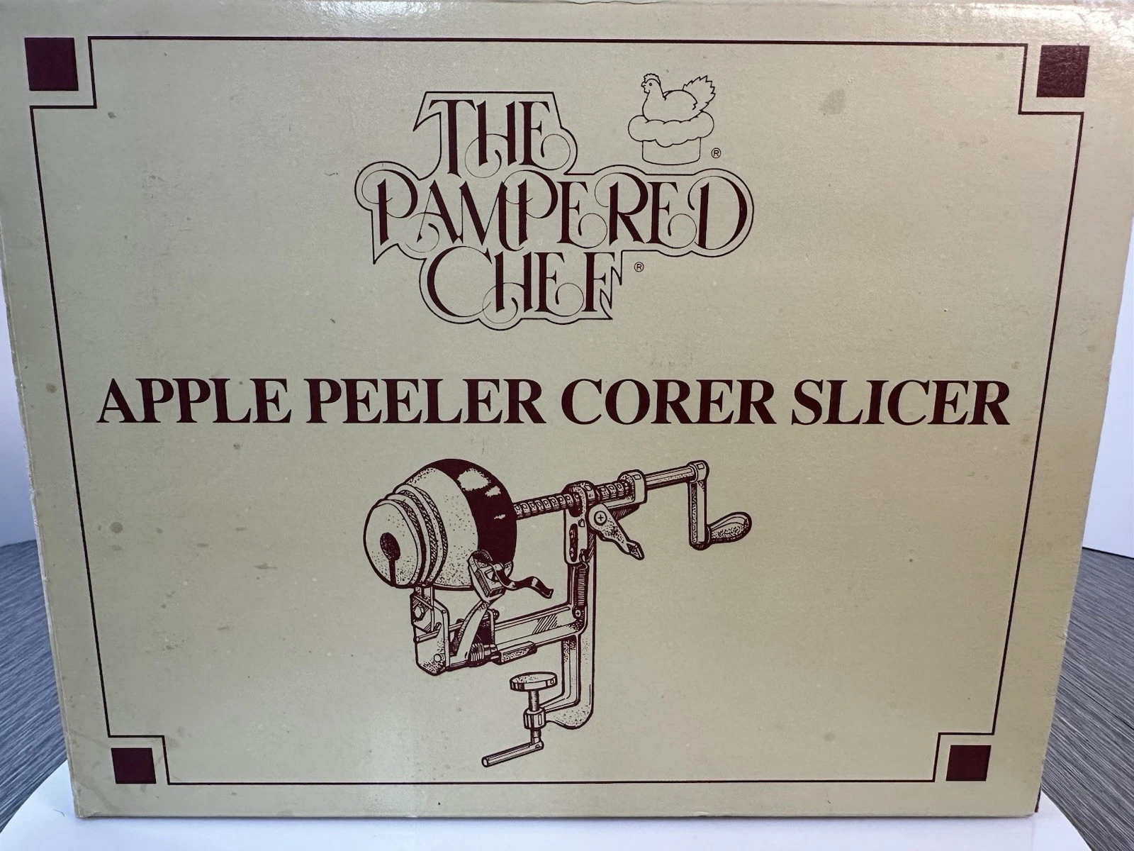 The Pampered Chef Apple Peeler Corer Slicer Original Box - Fall Holiday Pie
Opens in a new window or