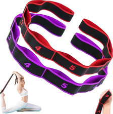   2Pcs  Numbered Resistance Bands for Glutes  Yoga, Adjustable Pull Rope for Ful
