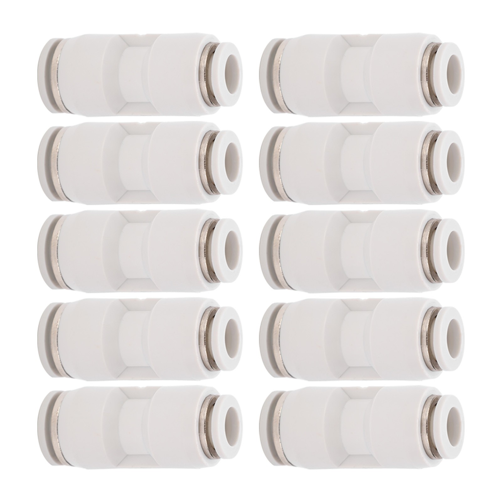 .10Pcs Straight Reducing Connector Quick Release Pnuematic Air Hose Reducer Tube