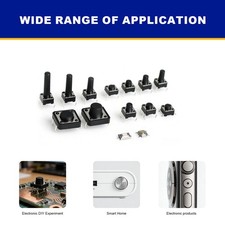 125/140PC Micro Momentary Tactile Switch SMD DIP Touch Push Button Tact Switch