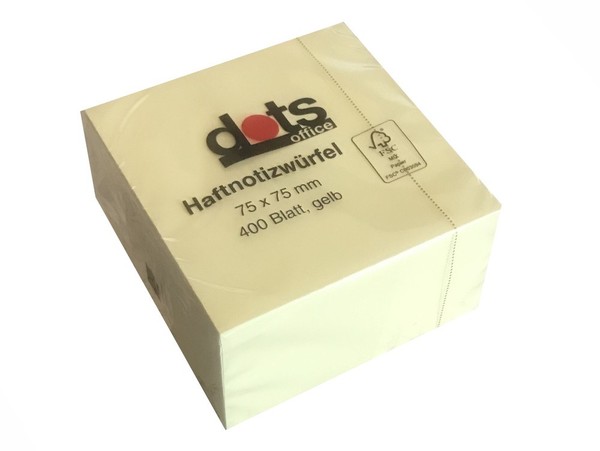Haftnotizen 800 Blatt 7,5 X 7,5 Cm Gelb Notizzettel Klebezettel 2X 400 Blatt-image