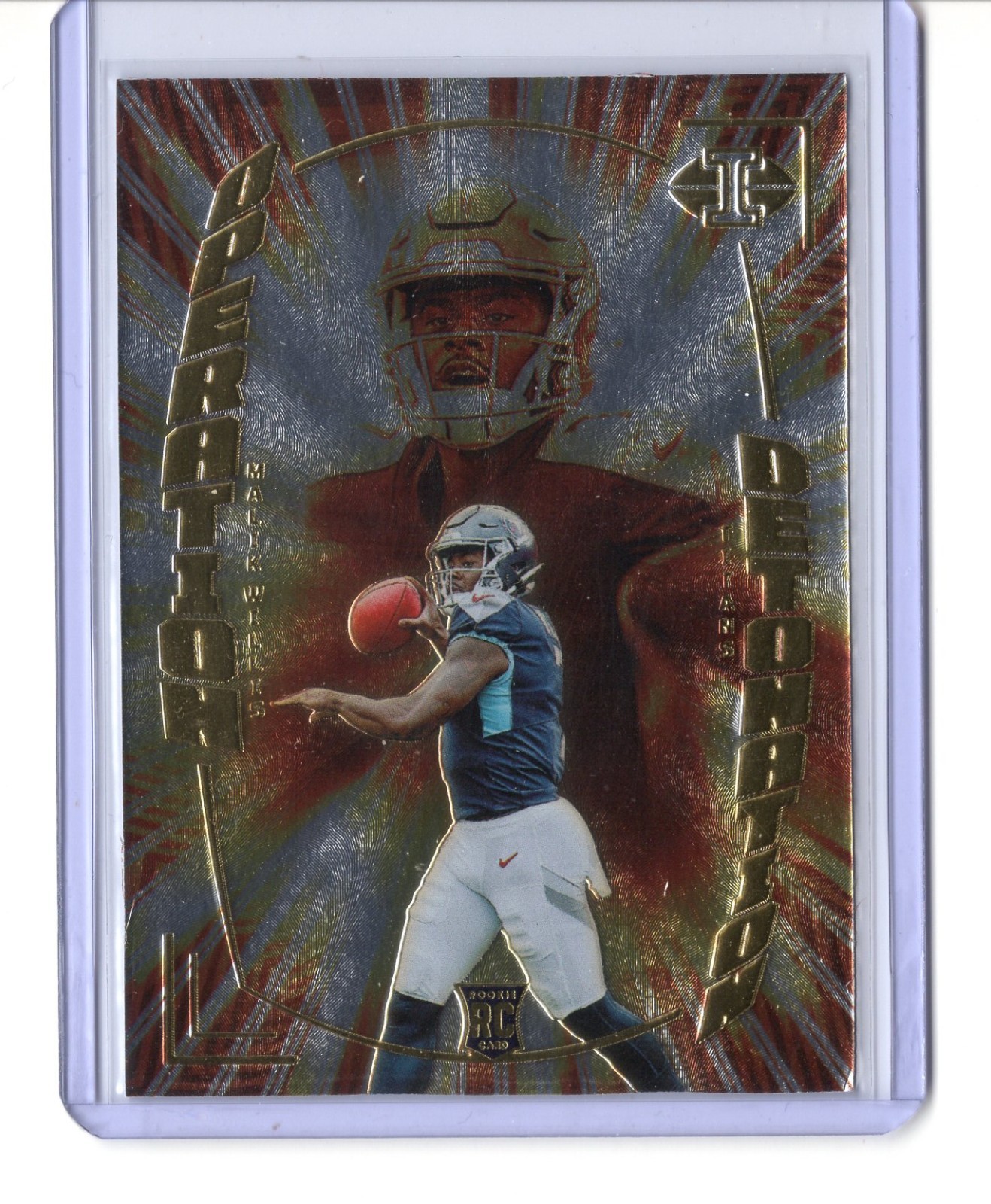 MALIK WILLIS 2022 Illusions OPERATION DETONATION #23 TENNESSEE TITANS Liberty