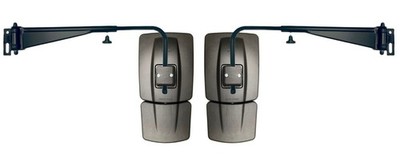 2x Traktorspiegel New Holland T4 T5 Case IH Steyr konvex 2tlg E20 Spiegelhalter