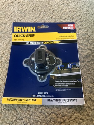 IRWIN 1964754, QUICK-GRIP, Hold Down Jig for Medium-Duty and Heavy-Duty Clamps