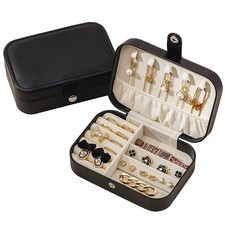Travel Jewelry Box,Jewelry Travel Case, Small Jewelry Box,2 Layer Travel Jewl
