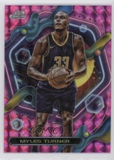 2023-24 Topps Cosmic Chrome Pink Galaxy Refractor Myles Turner #51 07mp