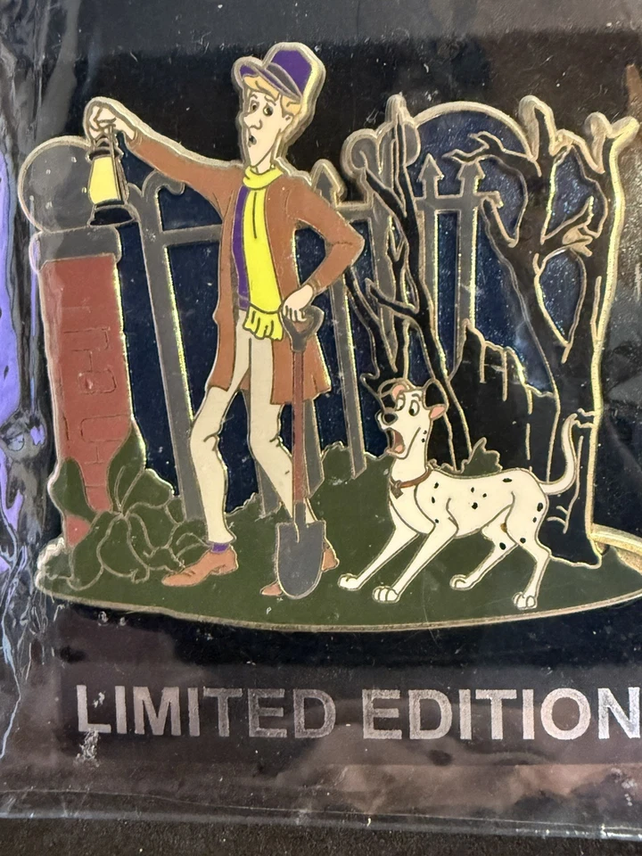 Disney WDI Haunted Mansion Caretaker Dog Roger Pongo Dalmatians Pin LE 200 Rare - Image 2 of 2
