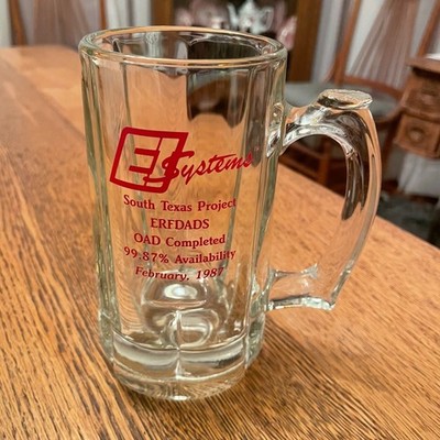 Vintage EI Systems South Texas Project (Nuclear Power Plant) 1987 Beer Stein*