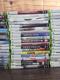 (Lot of 80 and Console, 2 Controllers With Charger, Kinect) Tested&Works Games 