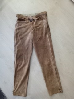 Herren Trachten Lederhose Gr.50 Alphorn beige