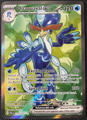Quaquaval ex 235/193 Sv02: Paldea Evolved Holo - Pokémon