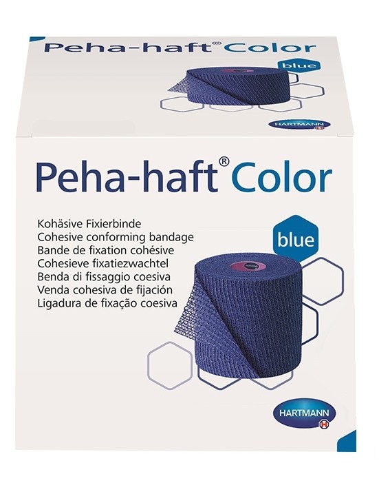 PEHA-HAFT Color Fixierbinde latexfrei 10 cmx20 m BLAU 1 ST 932475
